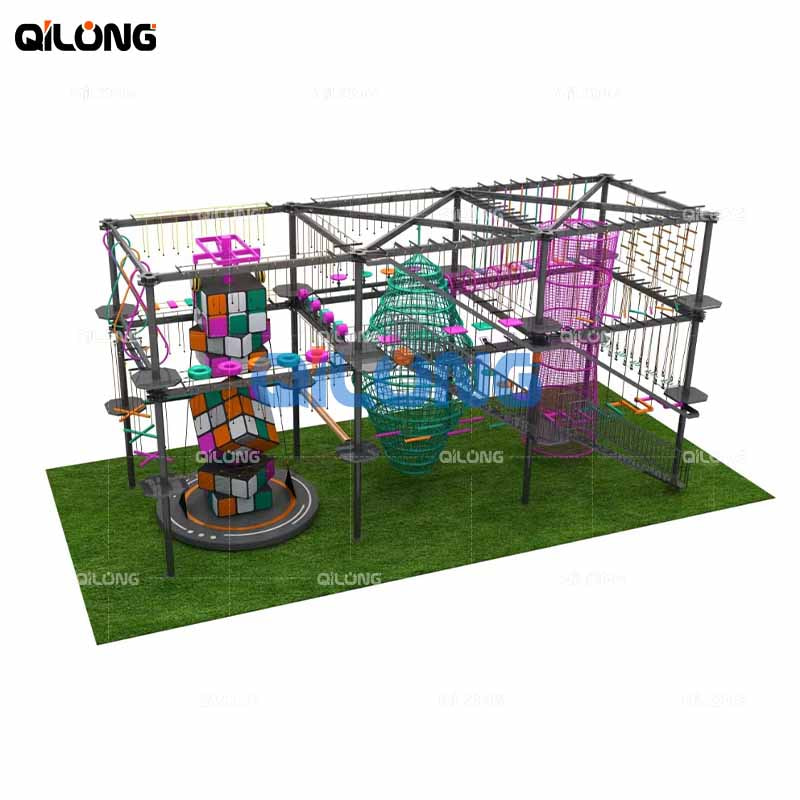 Indoor Rope Course Playground Equipment