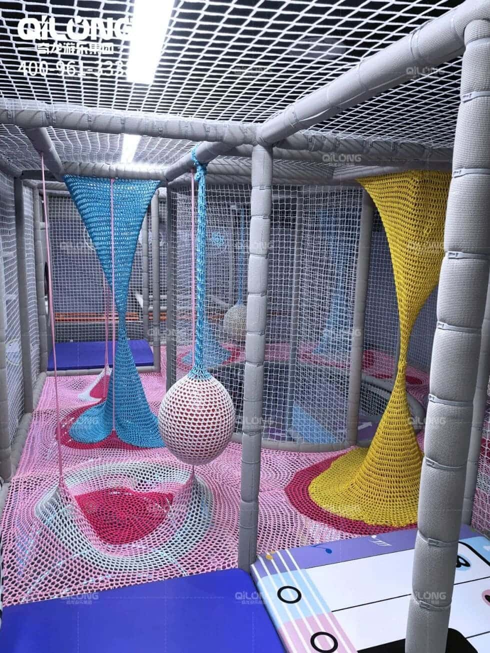 Custom Kids Indoor Rope Course Manufacturer