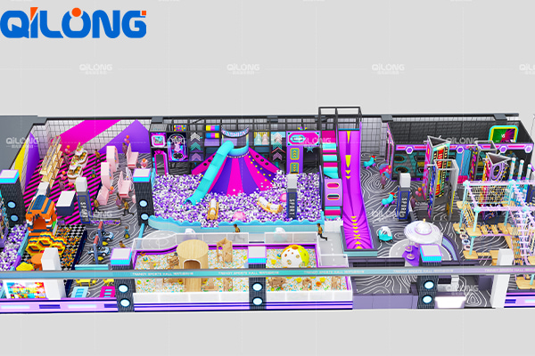 Parque de atracciones Qilong** 800㎡ Taiwán "Cyber-Sweet Cool"