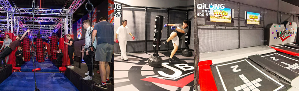 Big Indoor Commercial Jumping Trampoline Park