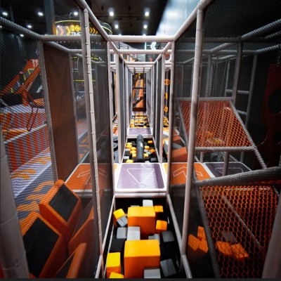 Proyecto de centro de entretenimiento familiar interior de EE. UU. finalizado con éxito